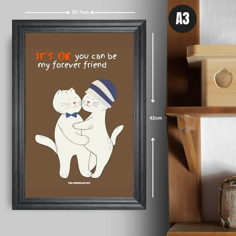It's OK A3 Poster